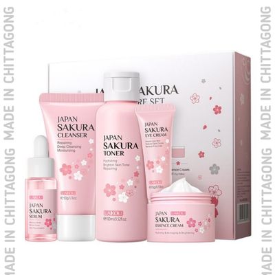 Laikou Japan Sakura Skincare Set (5 Pcs)_img_0