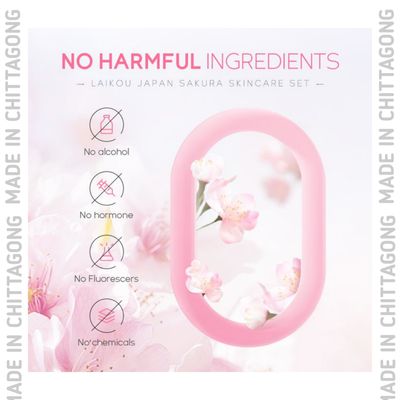 Laikou Japan Sakura Skincare Set (5 Pcs)_img_6