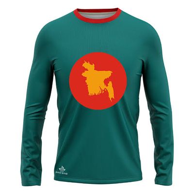 Bangladesh Flag with Map 1971 Cotton Tee Shirt - Buy Online_img_2