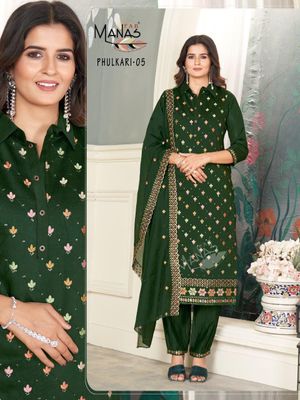 Embroidered Reyon Fabrics Indian Women Dress_img_3