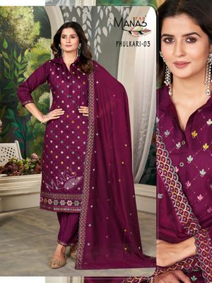 Embroidered Reyon Fabrics Indian Women Dress_img_5