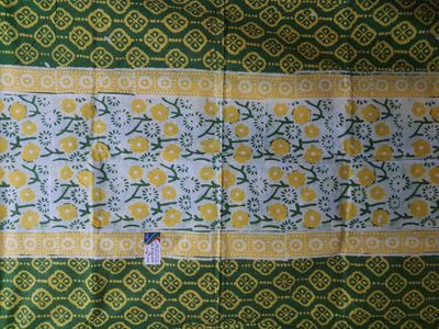 Batik Floral Print Casual Wear [Lemon]_img_1