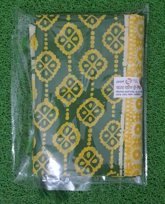 Batik Floral Print Casual Wear [Lemon]_img_3