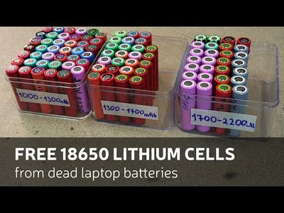 3.7v 2500mah+ 18650 laptop used battery_img_2
