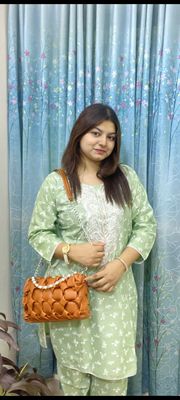 Fashionable Bag, Stylish Ston Watch & 2 Piece Fashionable Kurti Complete Set_img_3