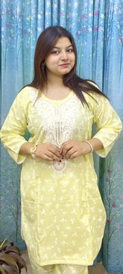 Fashionable Bag, Stylish Ston Watch & 2 Piece Fashionable Kurti Complete Set_img_8