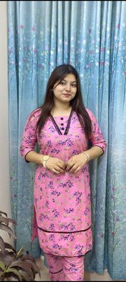 Hijabi Purse Bag, Stylish Ston Watch & 2 Piece Fashionable Kurti Complete Fashion Set_img_8