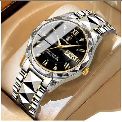 POEDAGAR 615 Quartz Stainless Steel Watch For Men_img_2
