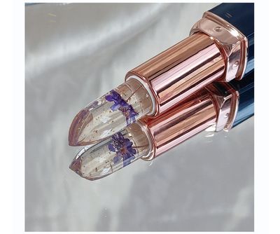 Cross-Border 6 opp bags suit Crystal frozen dried flower lipstick sexy nude p..._img_2