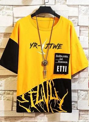 Trendy Drop Shoulder T-Shirt (190+ GSM)_img_4