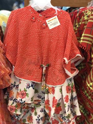 Baby Girl Eid Dress - Green & Gold Embroidered Frock - Palli পল্লী_img_5