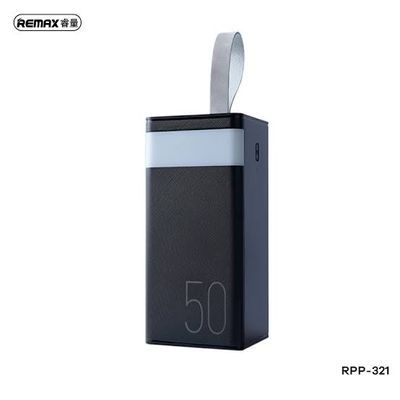 Remax RPP-321 Chinen Series 50000mAh Fast Charging Power Bank-Black Color_img_0