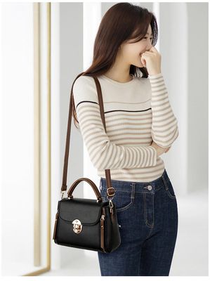 Fashion Shoulder For Women Ladies Crossbody Hand Bags Luxury Purses And Handbags New (Black)_img_1