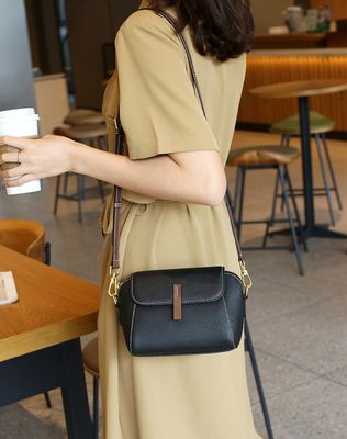 New Pu Leather Single Shoulder Niche Light Luxury Women's Bag._img_0