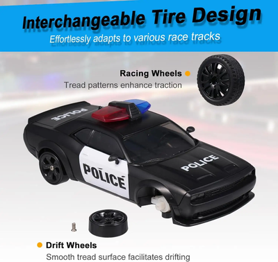 1:24 Scale Dodge Challenger SRT Hellcat Police rc drifting  Car_img_4