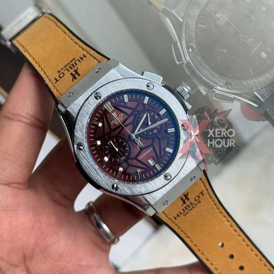 Hublot | Leather Belt | SS Body | Brown Belt_img_1