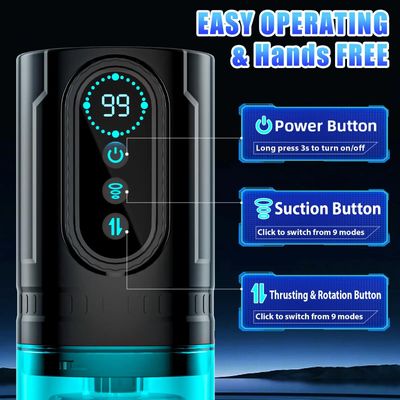 Telescopic Sucking Masturbator for Men Rotating Blowjob Masturbation Cup Real Vagina Pocket Pussy Penis Pumps Sex Toys for Adult_img_1