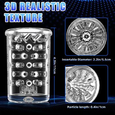 Telescopic Sucking Masturbator for Men Rotating Blowjob Masturbation Cup Real Vagina Pocket Pussy Penis Pumps Sex Toys for Adult_img_2