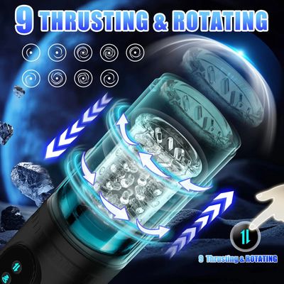 Telescopic Sucking Masturbator for Men Rotating Blowjob Masturbation Cup Real Vagina Pocket Pussy Penis Pumps Sex Toys for Adult_img_3