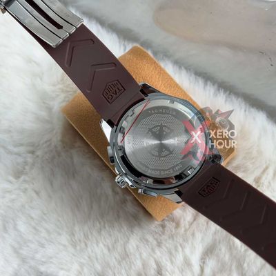 Tag heuer Aquaracer || Silicon Strap |SS Body | BROWN_img_8