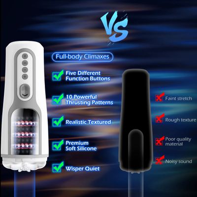 Automatic Male Masturbator 4D Realistic Vagina Pocket Pussy Masturbation Telescopic Rotation Sex Toys for Men Adult Products 18+_img_4