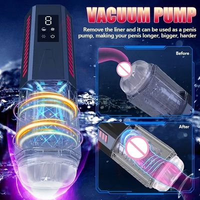 Automatic Male Masturbator Telescopic Rotation Vagina Masturbation Equipment Sex Toys for Men Piston Mastubator for Adults Goods_img_2