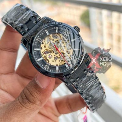 SKMEI 9222 | AUTOMATIC MOVEMENT | AUTHENTIC DUAL TONE | FULL BLACK_img_0