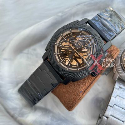 FOSSIL AUTOMATIC WATCH | CHAIN BIG BELT | BLACK DIAL_img_0