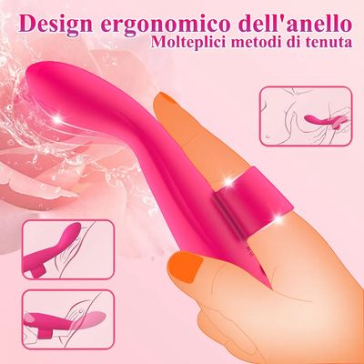 Finger Wearable G Spot Vibrator Sex Toys for Women 10 Powerful Swinging Vibrating Bullet Massager Anal Clit Sexual Pleasure Tool_img_2