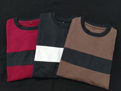 3P Contrast Dropshoulder T-Shirt Combo_img_0