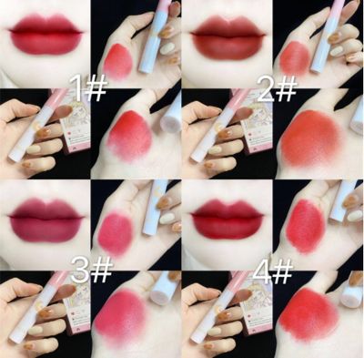 Little monster liquid 8 Pcs/set of Cigarete tube lip glaze set matte white lipstick set- 8 Colours_img_1