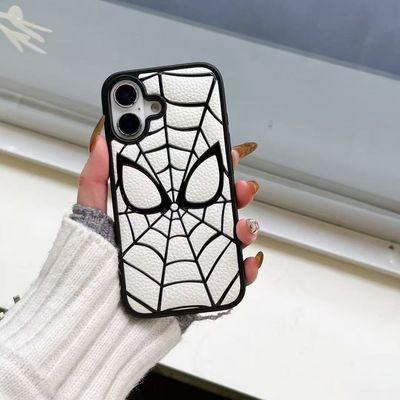 Stereoscopic Leather Spider Pattern Case_img_3