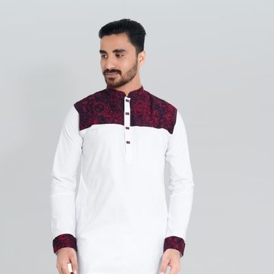 প্রিমিয়াম কোয়ালিটির কনট্রাস্ট পাঞ্জাবি_img_0
