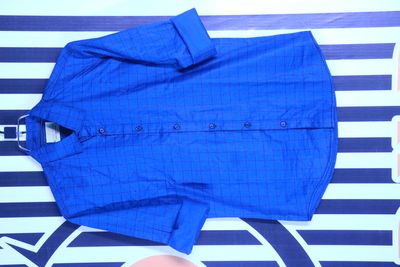 Classic Blue Checkered Shirt – Timeless Style for Every Occasion_img_2