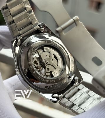 FOSSIL AUTOMATIC CHAIN WHITE DIAL SILVER BODY_img_2