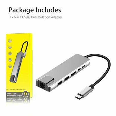 Bakeey 6-in-1 USB-C Hub Adapter_img_1