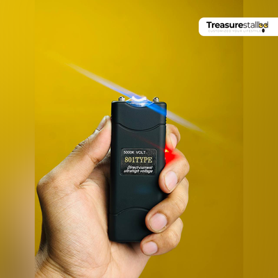 801 Type Self-Defense Shock Device – High Voltage Stun Gun with LED Flashlight_img_2