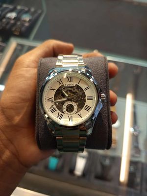 Fossil Automatic White Dial Silver Ch 60Sec_img_0