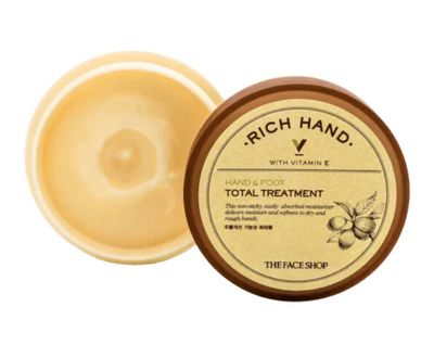 The Face Shop Rich Hand V Soft Touch Hand Lotion with Vitamin E – 120ml_img_1