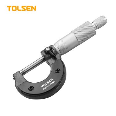 TOLSEN Micrometer Machinist Measuring w/ Case (0-25mm) 35055_img_0