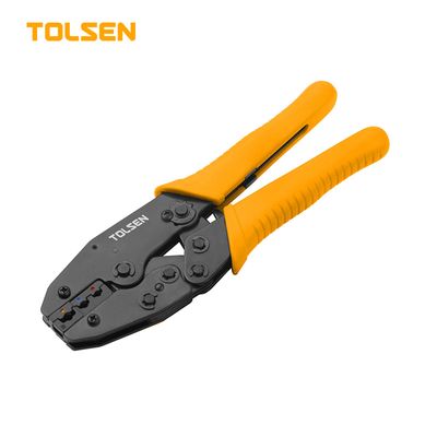 Tolsen 8.7" Rachet Crimping Plier (8.7 Inch or 220mm) Model: 38056_img_0
