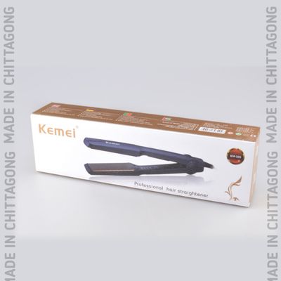 KEMEI Professional Straightening Iron Fast Warmup Thermal Performance Tourmaline Ceramic Heating Plate Hair Straightener KM-329_img_0