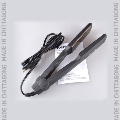 KEMEI Professional Straightening Iron Fast Warmup Thermal Performance Tourmaline Ceramic Heating Plate Hair Straightener KM-329_img_1