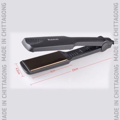 KEMEI Professional Straightening Iron Fast Warmup Thermal Performance Tourmaline Ceramic Heating Plate Hair Straightener KM-329_img_6