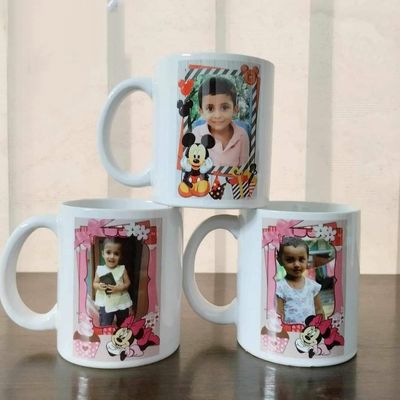 Customize China Rim Mug Full White colour_img_1