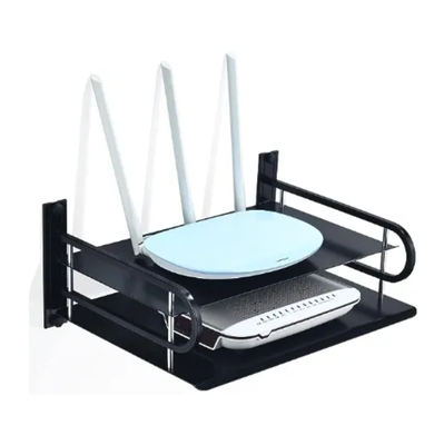 Metal Router Stand – Black_img_0