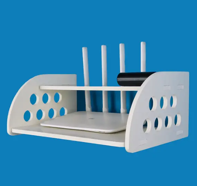 Router Stand – Round Cut New Design – White Color_img_1