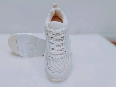 PRIMARK Casual Sneaker Shoes for Women-Black|Cream White.