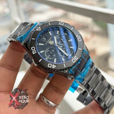 TAG HEUER AQUARACER | SS CHAIN | Full Black_img_0