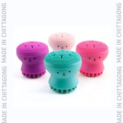 Silicone small octopus wash brush silicone beauty cleaning brush small octopus cleansing instrument silicone wash face_img_2